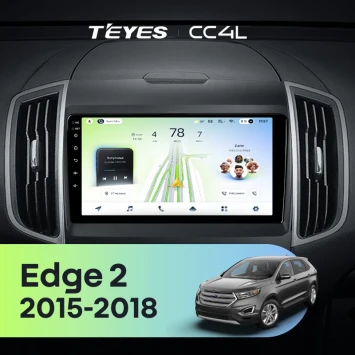 Штатная магнитола Teyes CC4L 4/64 Ford Edge 2 (2015-2018) F2