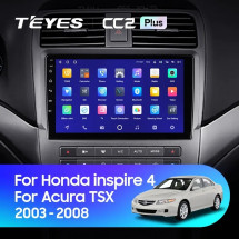 Штатная магнитола Teyes CC2 Plus 4/32 Acura TSX (2003-2008)
