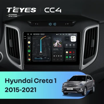 Штатная магнитола Teyes CC4 6/64 Hyundai Creta 1 (2015-2021) Тип-B
