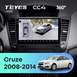 Штатная магнитола Teyes CC4 360 6/64 Chevrolet Cruze J300 (2008-2014)