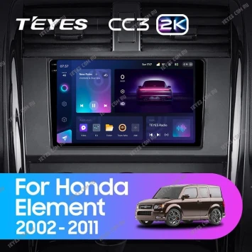 Штатная магнитола Teyes CC3 2K 6/128 Honda Element YH (2002-2011)
