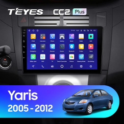Штатная магнитола Teyes CC2 Plus 4/32 Toyota Yaris XP90 (2005-2012)