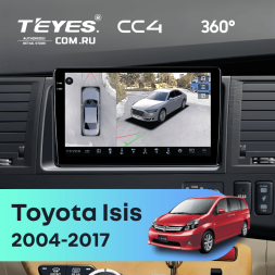 Штатная магнитола Teyes CC4 360 8/128 Toyota Isis (2004-2017)