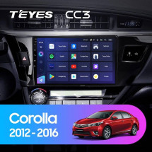 Штатная магнитола Teyes CC3 4/32 Toyota Corolla (2012-2016) Тип-A