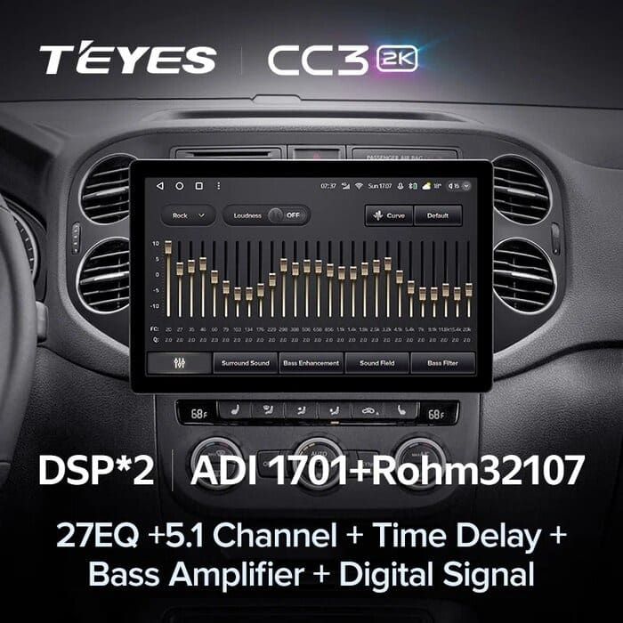 Штатная магнитола Teyes CC3 2K 6/128 Volkswagen Tiguan 1 NF (2006-2016) F1 (13&quot;)