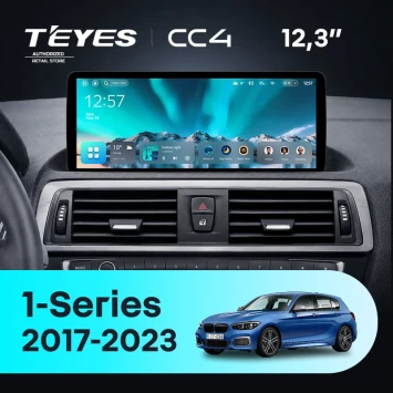 Штатная магнитола Teyes CC4 12.3" 6/64 BMW 1-Series F21 F20 F52 (EVO) (2017-2023)