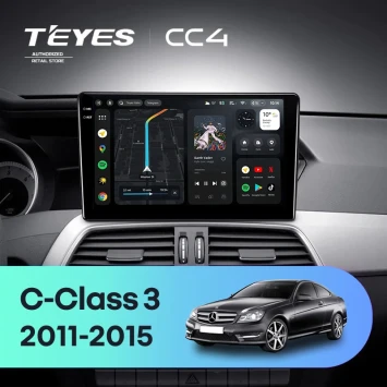 Штатная магнитола Teyes CC4 8/128 Mercedes-Benz C-Class 3 W204 C204 S204 (NTG 4.5) (2011-2015) (0din)