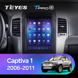 Штатная магнитола Tesla style Teyes TPRO 2 4/64 Chevrolet Captiva (2006-2011) Тип-В