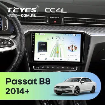 Штатная магнитола Teyes CC4L 4/64 Volkswagen Passat B8 2014+