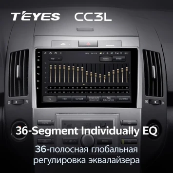 Штатная магнитола Teyes CC3L 4/32 Toyota Corolla Verso AR10 (2004-2009) F2