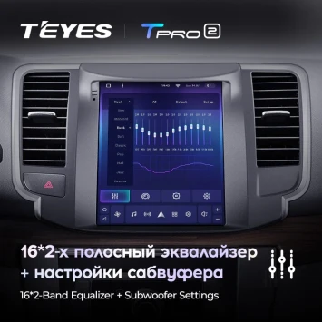 Штатная магнитола Tesla style Teyes TPRO 2 4/64 Nissan Teana J32 (2008-2013)