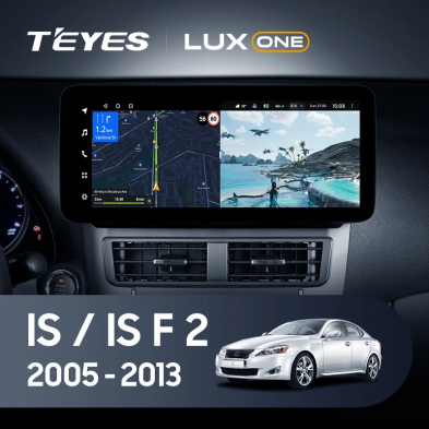 Штатная магнитола Teyes LUX ONE 6/128 Lexus IS F 200D 220D 250 250C 300 350 350C 2 XE20 (2005-2013)