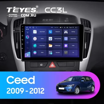 Штатная магнитола Teyes CC3L 4/64 Kia Ceed (2009-2012)