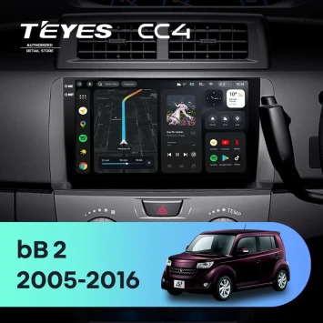 Штатная магнитола Teyes CC4 8/128 Toyota bB 2 QNC20 (2005-2016)