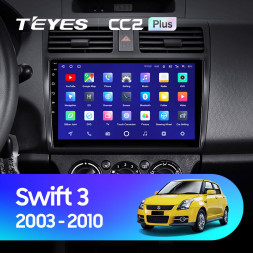Штатная магнитола Teyes CC2 Plus 4/64 Suzuki Swift 3 (2003-2010)