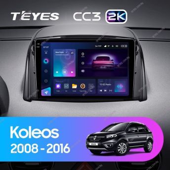 Штатная магнитола Teyes CC3 2K 6/128 Renault Koleos (2008-2016) Тип-A
