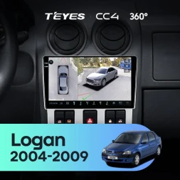 Штатная магнитола Teyes CC4 360 6/64 Renault Logan 1 (2004-2009)