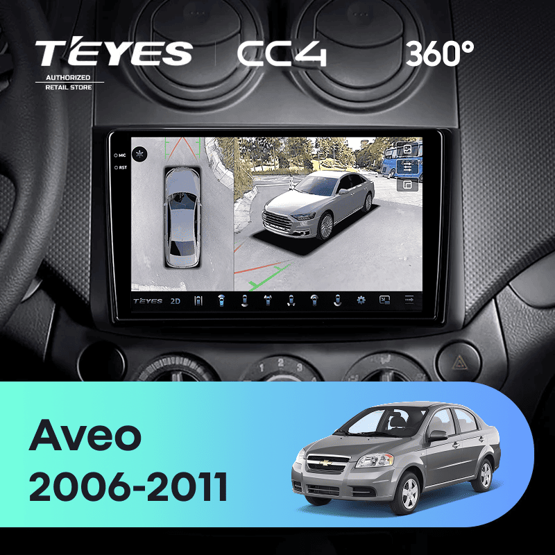 Штатная магнитола Teyes CC4 360 8/128 Chevrolet Aveo (2006-2011)