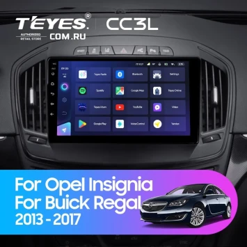 Штатная магнитола Teyes CC3L 4/64 Buick Regal (2013-2017) Тип-B