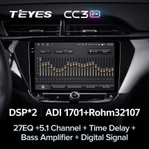 Штатная магнитола Teyes CC3 2K 4/32 Opel Corsa F (2019-2023)