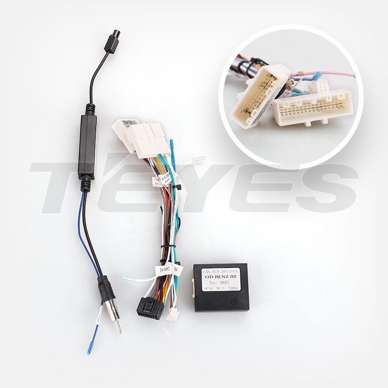 Переходная рамка Mercedes-Benz Smart Fortwo 3 C453 A453 W453 (2014-2020) (9&quot;)