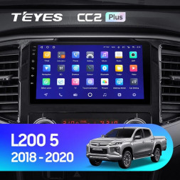Штатная магнитола Teyes CC2 Plus 4/32 Mitsubishi L200 5 (2018-2020) F1