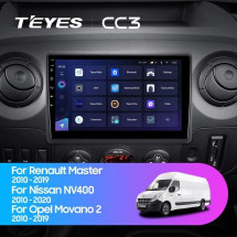 Штатная магнитола Teyes CC3 4/64 Renault Master (2010-2019)