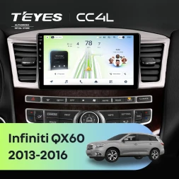 Штатная магнитола Teyes CC4L 6/64 с DTS Infiniti QX60 (2013-2016)