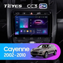 Штатная магнитола Teyes CC3 2K 4/32 Porsche Cayenne I 1 9PA (2002-2010)