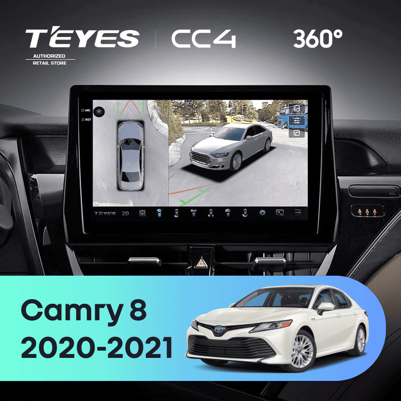 Штатная магнитола Teyes CC4 360 6/64 Toyota Camry 8 XV 70 (2020-2021)