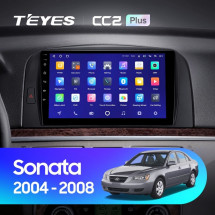Штатная магнитола Teyes CC2 Plus 6/128 Hyundai Sonata NF (2004-2008)