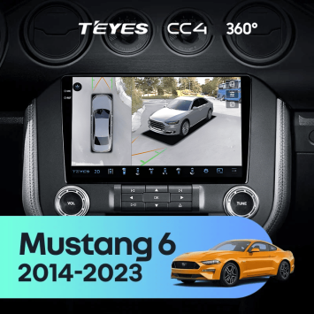 Штатная магнитола Teyes CC4 360 8/128 Ford Mustang VI S550 (2014-2023) F1