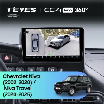 Штатная магнитола Teyes CC4 Pro 360 12/256 Lada Niva Travel (2020-2025)