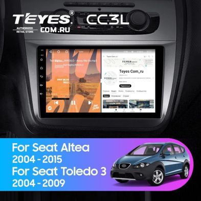 Штатная магнитола Teyes CC3L 4/32 Seat Toledo 3 (2004-2009)