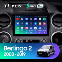 Штатная магнитола Teyes SPRO Plus 6/128 Citroen Berlingo 2 B9 (2008-2019)