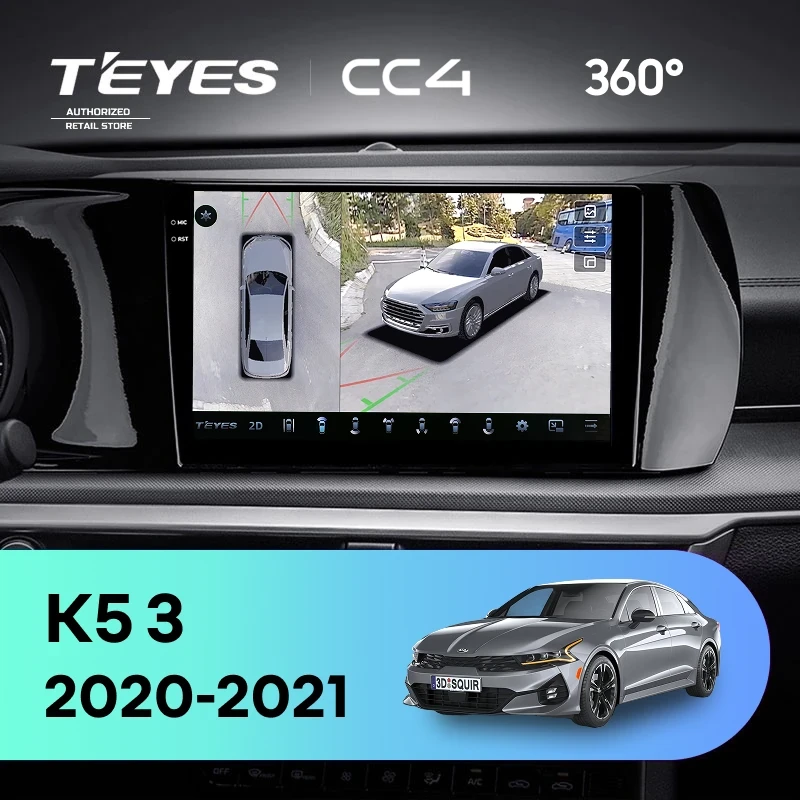 Штатная магнитола Teyes CC4 360 6/64 Kia K5 (2020-2021)