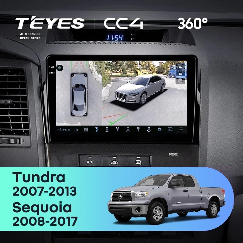 Штатная магнитола Teyes CC4 360 6/64 Toyota Tundra XK50 (2007-2013)