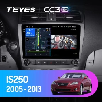 Штатная магнитола Teyes CC3 2K 4/64 Lexus IS250 XE20 (2005-2013) (Lp)