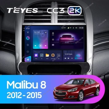 Штатная магнитола Teyes CC3 2K 6/128 Chevrolet Malibu 8 (2012-2015)