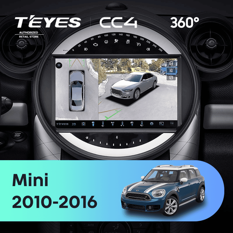 Штатная магнитола Teyes CC4 360 6/64 Mini Cooper (2010-2016) F2