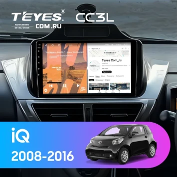 Штатная магнитола Teyes CC3L 4/64 Toyota iQ (2008-2016)
