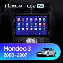 Штатная магнитола Teyes CC2 Plus 6/128 Ford Mondeo 3 (2000-2007) F1