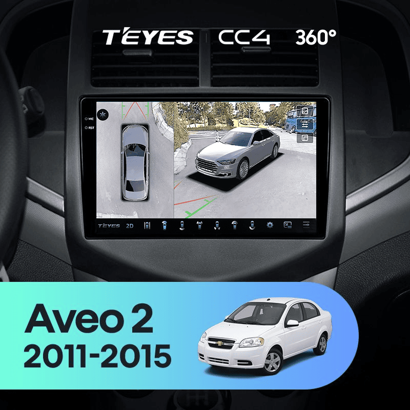 Штатная магнитола Teyes CC4 360 8/128 Chevrolet Aveo 2 (2011-2015)