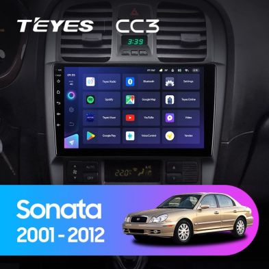 Штатная магнитола Teyes CC3 4/32 Hyundai Sonata EF рестайлинг (2001-2012)