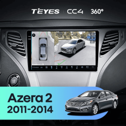 Штатная магнитола Teyes CC4 360 8/128 Hyundai Azera 2 (2011-2014) F1