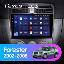 Штатная магнитола Teyes CC3 6/128 Subaru Forester SG (2002-2008)