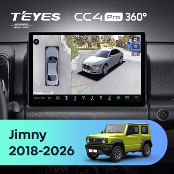 Штатная магнитола Teyes CC4 Pro 360 8/128 Suzuki Jimny JB64 (2018-2026) (13")