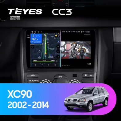 Штатная магнитола Teyes CC3 4/32 Volvo XC90 (2007-2014) F2 (комплект для установки нижней части)