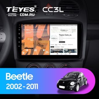 Штатная магнитола Teyes CC3L 4/32 Volkswagen Beetle A4 (2002-2011)