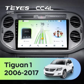 Штатная магнитола Teyes CC4L 6/64 с DTS Volkswagen Tiguan 1 NF (2006-2017)